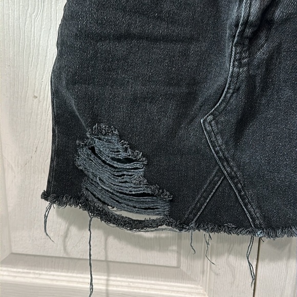 PACSUN Distressed Denim Mini Skirt - Picture 4 of 6